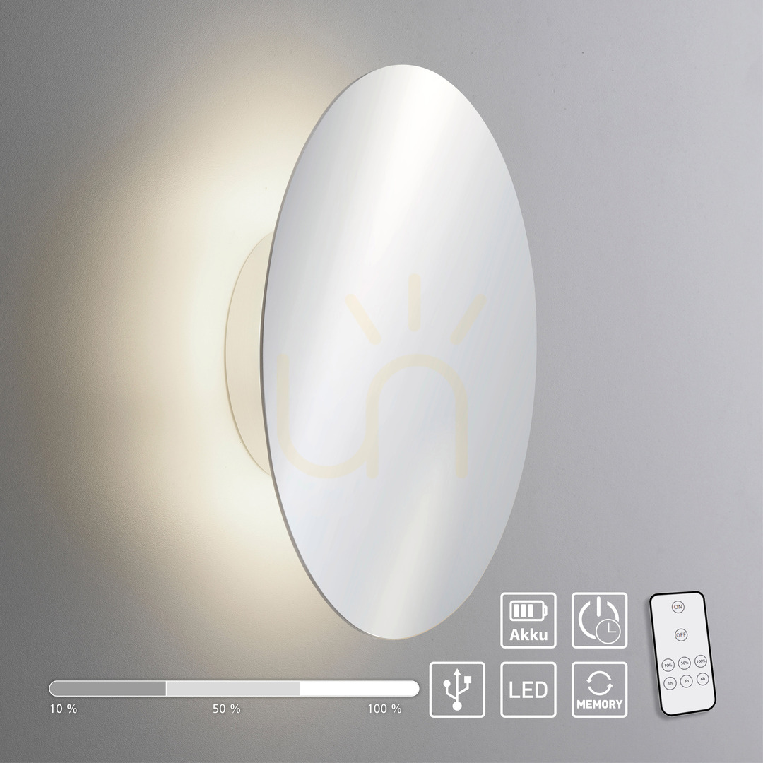 Display AKKU-PUNTUA vägglampa 8153-17 Krom 1xLED AKKU-PUNTUA vägglampa 8153-17 Krom 1xLED