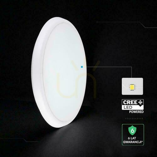 Kontrollera Takarmatur V-TAC 40W LED CREE CHIP rörelsesensor ström- och färgstyrning 5in1 IP65 VT-8179 4400lm 6 års garanti