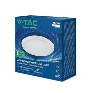 Takarmatur V-TAC 40W LED CREE CHIP rörelsesensor ström- och färgstyrning 5in1 IP65 VT-8179 4400lm 6 års garanti small 4