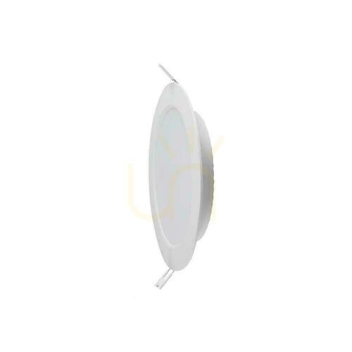 Kontrollera V-TAC 12W LED CREE CHIP infälld downlight panel rund 170x28mm VT-61012CCT 1320lm 6 års garanti