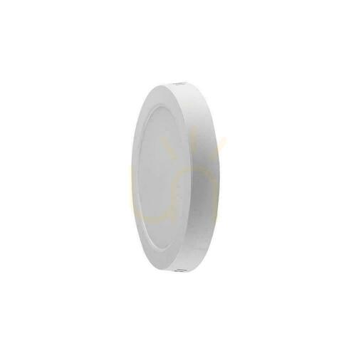 Kontrollera V-TAC 6W LED CREE CHIP downlight utanpåliggande panel rund 121x30mm VT-60006CCT 630lm 6 års garanti