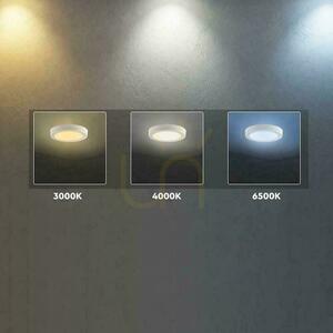V-TAC 12W LED CREE CHIP downlight utanpåliggande panel rund 167x30mm VT-60012CCT 1320lm 6 års garanti small 3