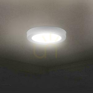 Utanpåliggande downlightpanel V-TAC 18W LED CREE CHIP rund 215x30mm VT-60018CCT 1980lm 6 års garanti small 6