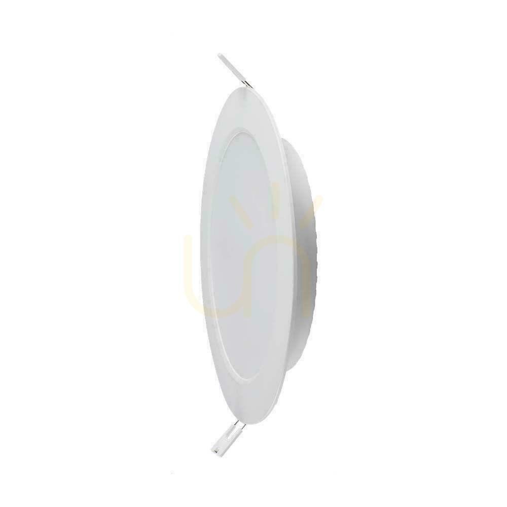 Kontrollera V-TAC 24W LED CREE CHIP infälld downlight panel rund 294x29mm VT-61024CCT 2640lm 6 års garanti V-TAC 24W LED CREE CHIP infälld downlight panel rund 294x29mm VT-61024CCT 2640lm 6 års garanti