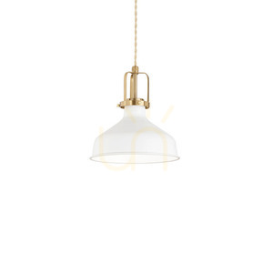 Pendellampa Ideallux ERIS 238104 vit metall Ø21 cm E27 0 Pendellampa Ideallux ERIS 238104 vit metall Ø21 cm E27 small 0