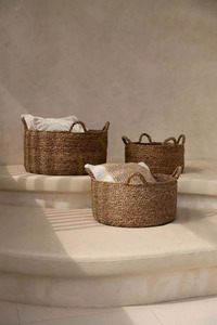 Rottingkorg Les Quatre Mains Baskets Naturell L 60x60x30 cm small 1