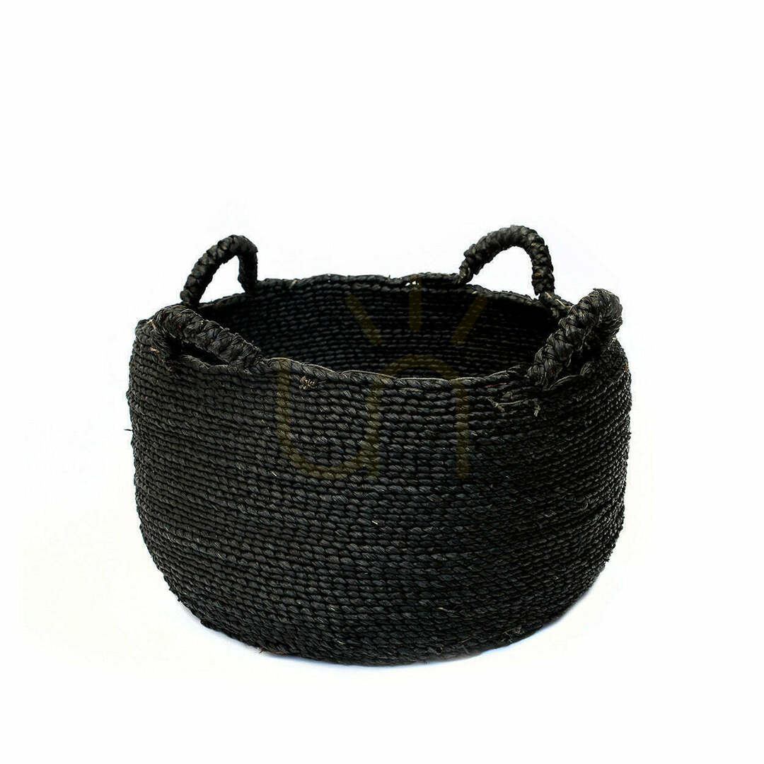 Kontrollera Sjögräskorg Les Quatre Mains Baskets Svart M 52x52x26 cm Sjögräskorg Les Quatre Mains Baskets Svart M 52x52x26 cm