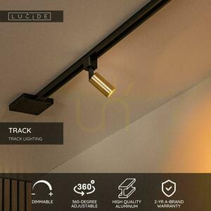 Spårljus Lucide TRACK guld svart aluminium MR11 09960/01/02 small 2