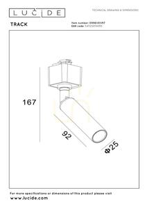 Spårljus Lucide TRACK brun aluminium G9 1-fas 09961/01/97 small 5
