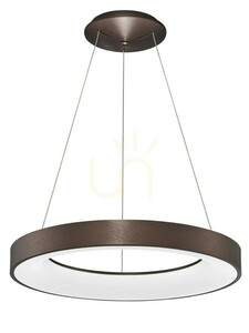 Ringpendel Luces Exclusivas TOME SMART LE41518 borstad brons LED 50 W 3250 lm 3000 K Ø60 cm small 0