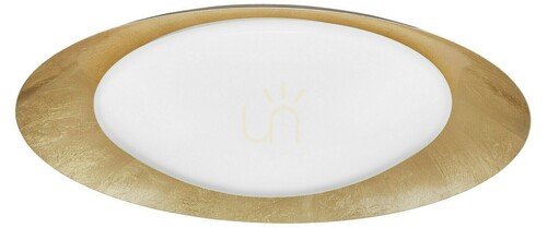 Kontrollera LED-plafond Luces Exclusivas AVILA LE41580 50 cm vit och guldfärgad