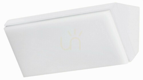 Kontrollera RIONEGRO Luces Exclusivas utomhusvägglampa vit LED 12W 1080lm 3000K IP65 18 cm LE71391