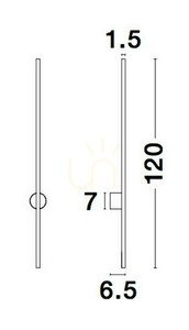 TUNJA vägglampa från Luces Exclusivas LE42606 small 5