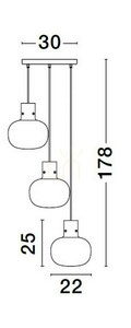 PADRE Luces Exclusivas taklampa LE42631 5 PADRE Luces Exclusivas taklampa LE42631 small 5