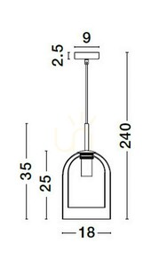 BONAO Luces Exclusivas taklampa LE42639 small 5
