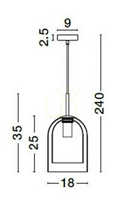 BONAO Luces Exclusivas taklampa LE42642 small 5