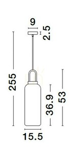 BANES Luces Exclusivas taklampa LE42652 small 5