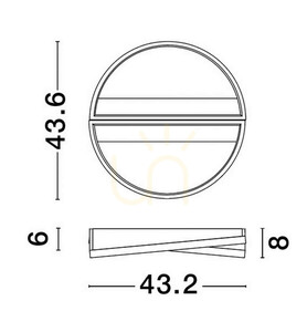 Plafond CROIX Luces Exclusivas LE42658 small 5