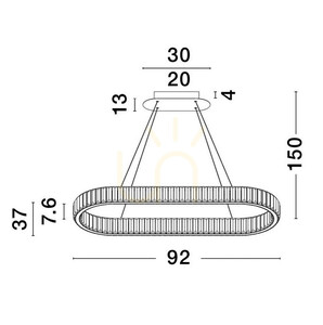 BAUTA Luces Exclusivas taklampa LE42672 5 BAUTA Luces Exclusivas taklampa LE42672 small 5