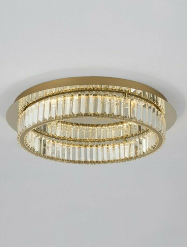 Kontrollera BAUTA Luces Exclusivas plafond guld kristall LED 40W 2505lm 3500K 60cm LE42679