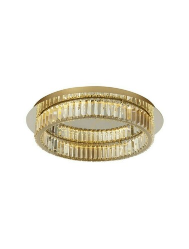 Kontrollera BAUTA Luces Exclusivas plafond guld kristall LED 40W 2505lm 3500K 60cm LE42679
