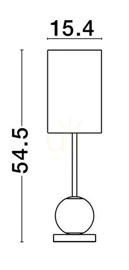 Kontrollera CANA Luces Exclusivas bordslampa LE42694 CANA Luces Exclusivas bordslampa LE42694