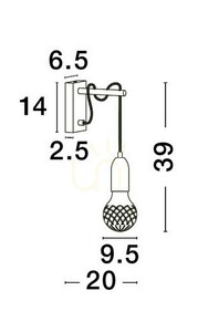 BANI Luces Exclusivas vägglampa LE42708 small 3
