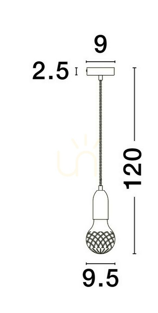 Visa BANI Luces Exclusivas taklampa LE42714 BANI Luces Exclusivas taklampa LE42714