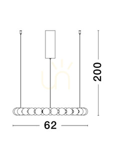 MOCA Luces Exclusivas taklampa LE42748 small 1