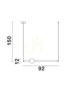 IGUALA Luces Exclusivas taklampa LE42763 small 2