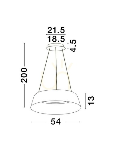 Kontrollera CANCUN taklampa från Luces Exclusivas LE42803