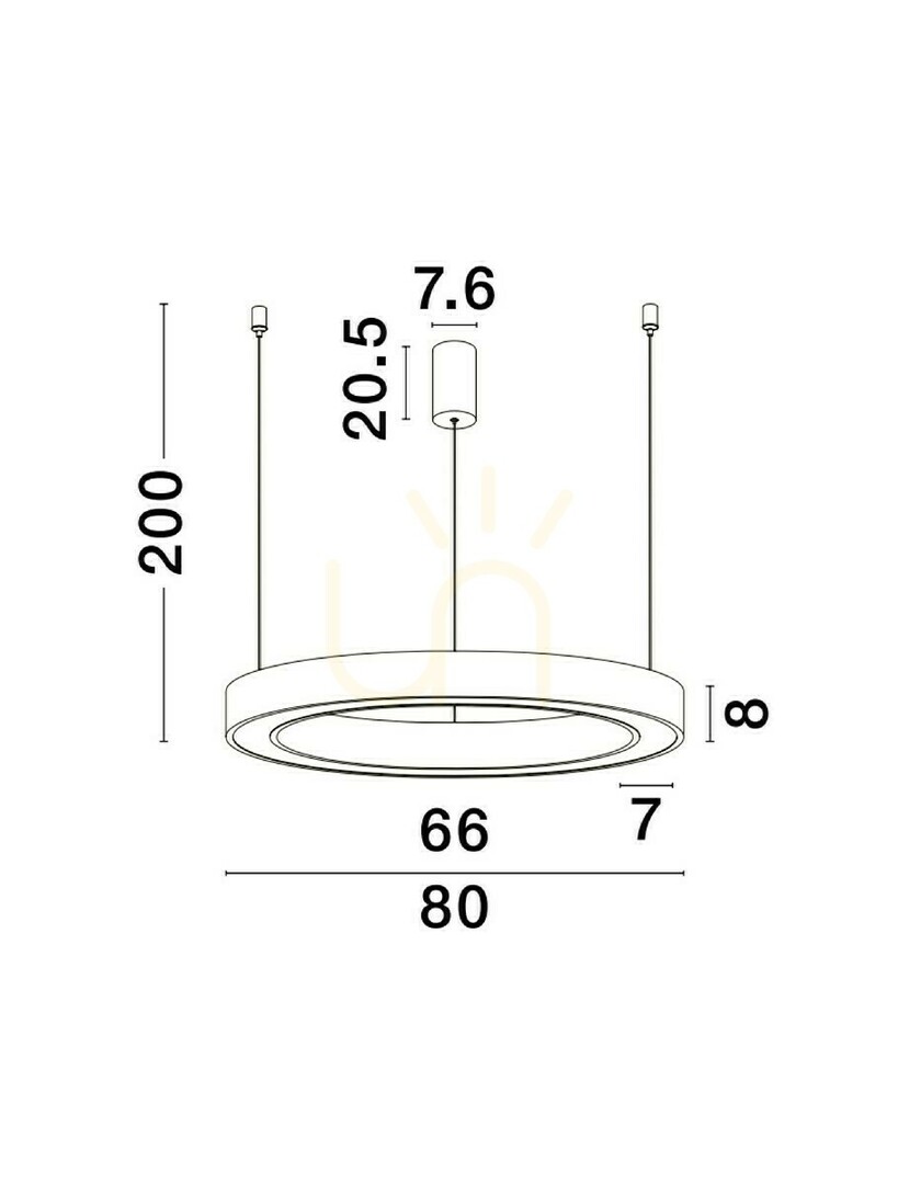 Utsikt SONORA Luces Exclusivas taklampa LE42811 SONORA Luces Exclusivas taklampa LE42811