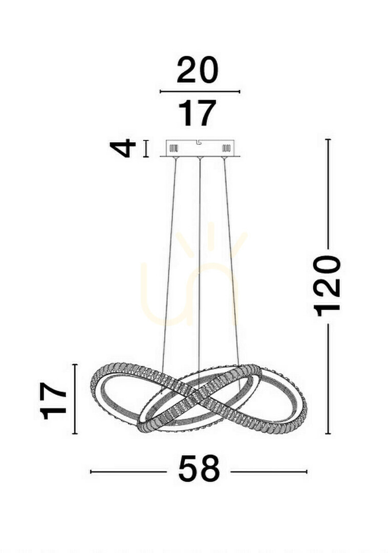 Förhandsvisning TEPIC Luces Exclusivas taklampa LE42820 TEPIC Luces Exclusivas taklampa LE42820