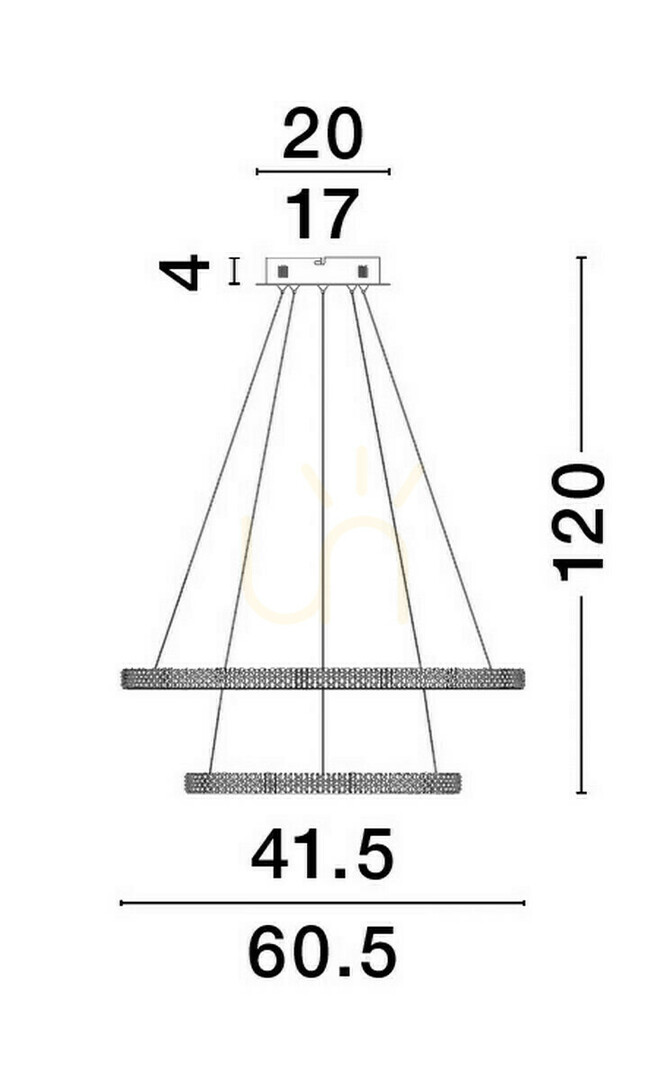 Display TEPIC Luces Exclusivas taklampa LE42821 TEPIC Luces Exclusivas taklampa LE42821