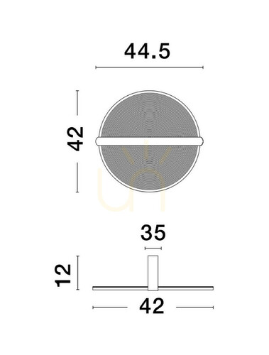 Kontrollera Plafond TONALA Luces Exclusivas LE42824