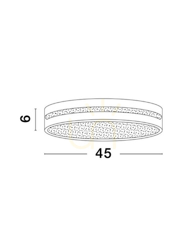 Kontrollera Plafond TIJUANA Luces Exclusivas LE42832
