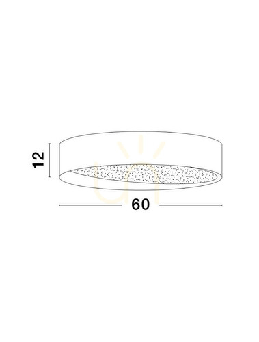 Kontrollera Plafond MUZQUIZ Luces Exclusivas LE42842