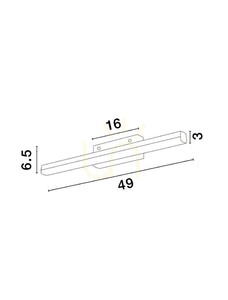 OCOTLAN Luces Exclusivas vägglampa LE42872 small 2