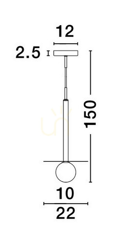 Kontrollera URUAPAN taklampa från Luces Exclusivas LE42886