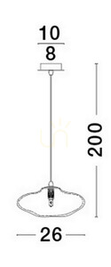 NAYARIT Luces Exclusivas taklampa LE42899 1 NAYARIT Luces Exclusivas taklampa LE42899 small 1