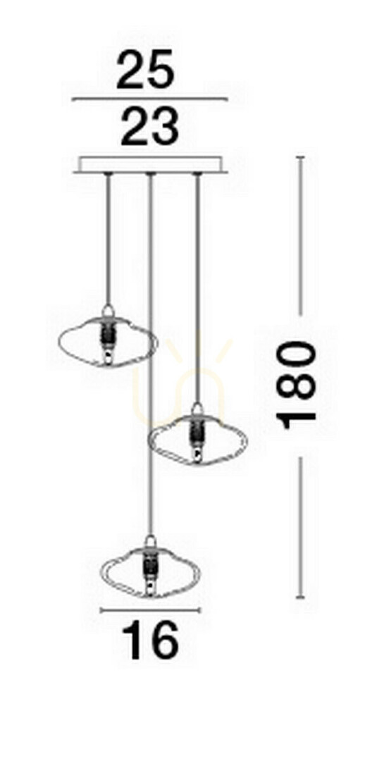 Förhandsvisning NAYARIT Luces Exclusivas taklampa LE42900 NAYARIT Luces Exclusivas taklampa LE42900