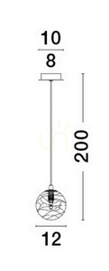 CABRAL Luces Exclusivas taklampa LE42906 small 2