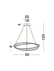 BAUTA Luces Exclusivas taklampa LE42913 2 BAUTA Luces Exclusivas taklampa LE42913 small 2