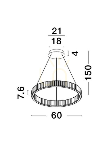Kontrollera BAUTA Luces Exclusivas taklampa LE42915