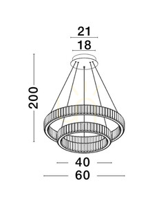 BAUTA Luces Exclusivas taklampa LE42917 small 2