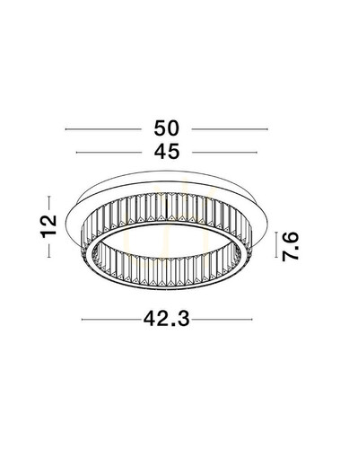 Kontrollera Plafond BAUTA Luces Exclusivas LE42918