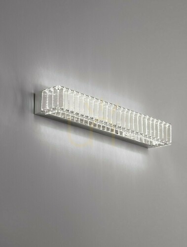Kontrollera Luces Exclusivas BAUTA LE42920 krom LED-vägglampa 19 W 60 cm