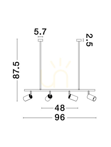 Kontrollera CAYES Luces Exclusivas taklampa LE42927