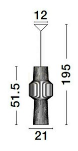 GUAYMAS Luces Exclusivas taklampa LE42930 small 2