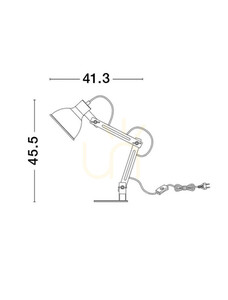 TABASCO Luces Exclusivas skrivbordslampa LE42943 small 2